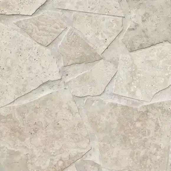 Classic Light Travertine Crazy Paving